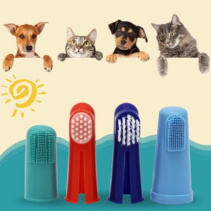 Promote Pawpal's Dental Health: Soft Finger Toothbrush - Wags & Whiskers