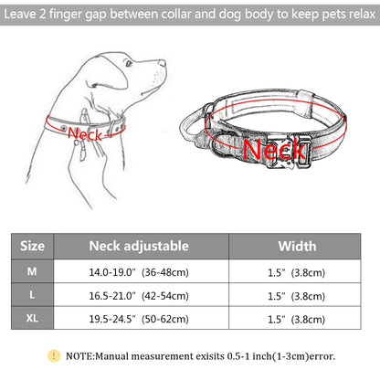 Ultimate Training Control & Comfort: Tactical Dog Collar & Leash Set - Wags & Whiskers