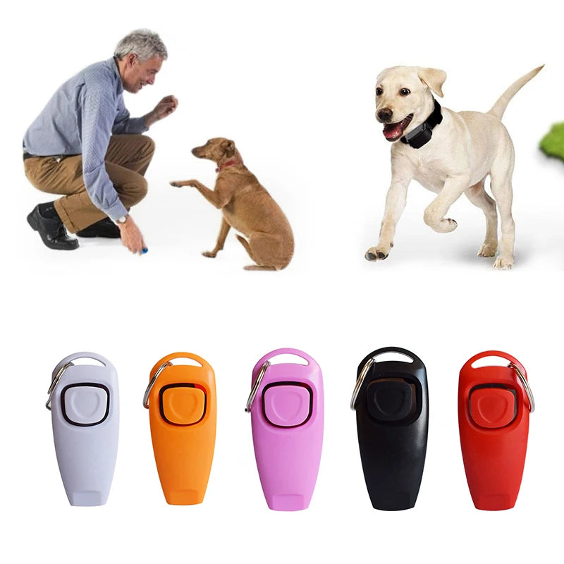 Train Your Cat or Dog Faster & Easier - The Clicker Trainer with Wristband - Wags & Whiskers