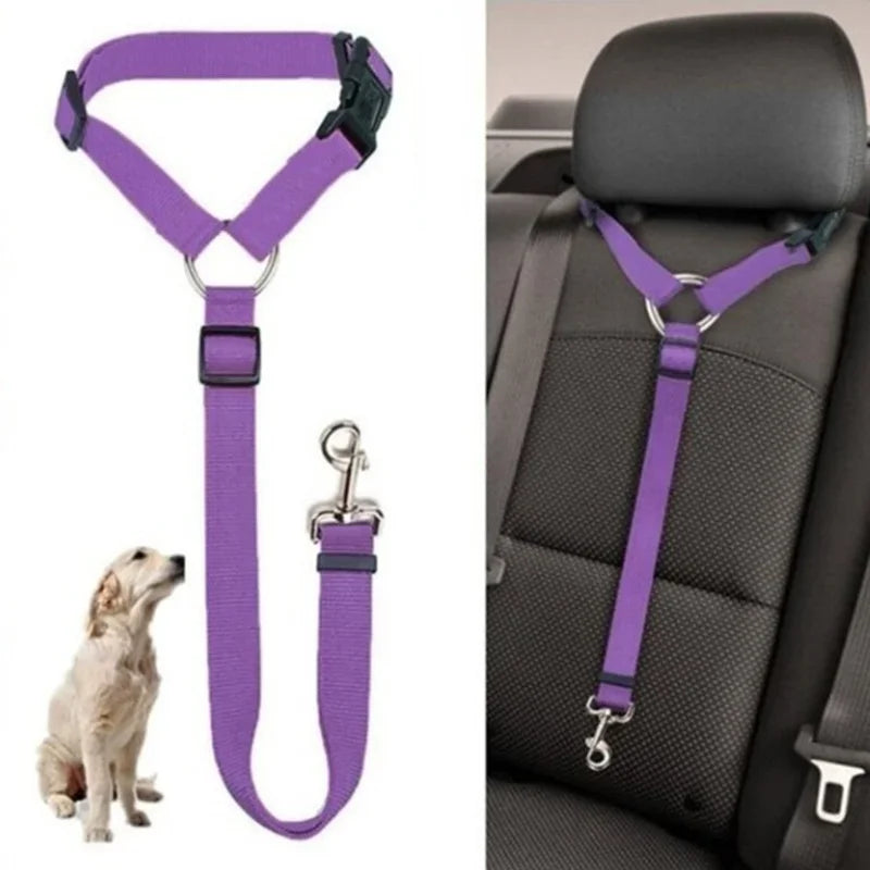 Keep Your Pet Secure & Comfy on the Go: The All-in-One Pet Car Seat Belt (Doesn't Occupy a Whole Seat!) - Wags & Whiskers