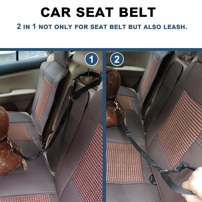 Keep Your Pet Secure & Comfy on the Go: The All-in-One Pet Car Seat Belt (Doesn't Occupy a Whole Seat!) - Wags & Whiskers