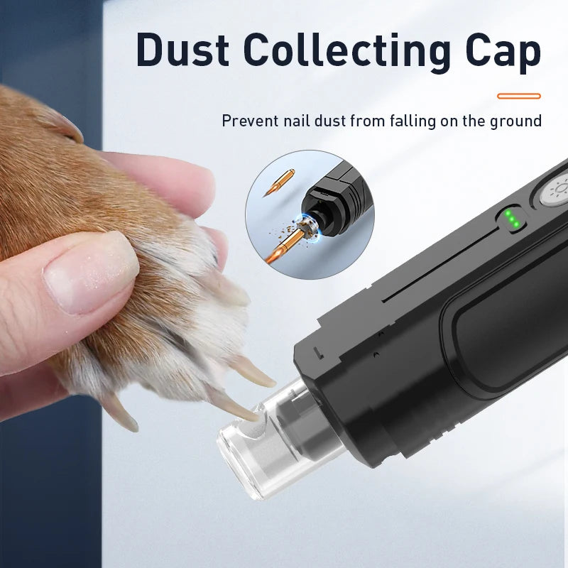 No More Clippers! Pet Nail Trimming made easier: The ROJECO P3 Electric Pet Nail Grinder - Wags & Whiskers