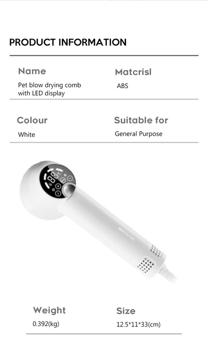 cats and combs dog blow dry product information