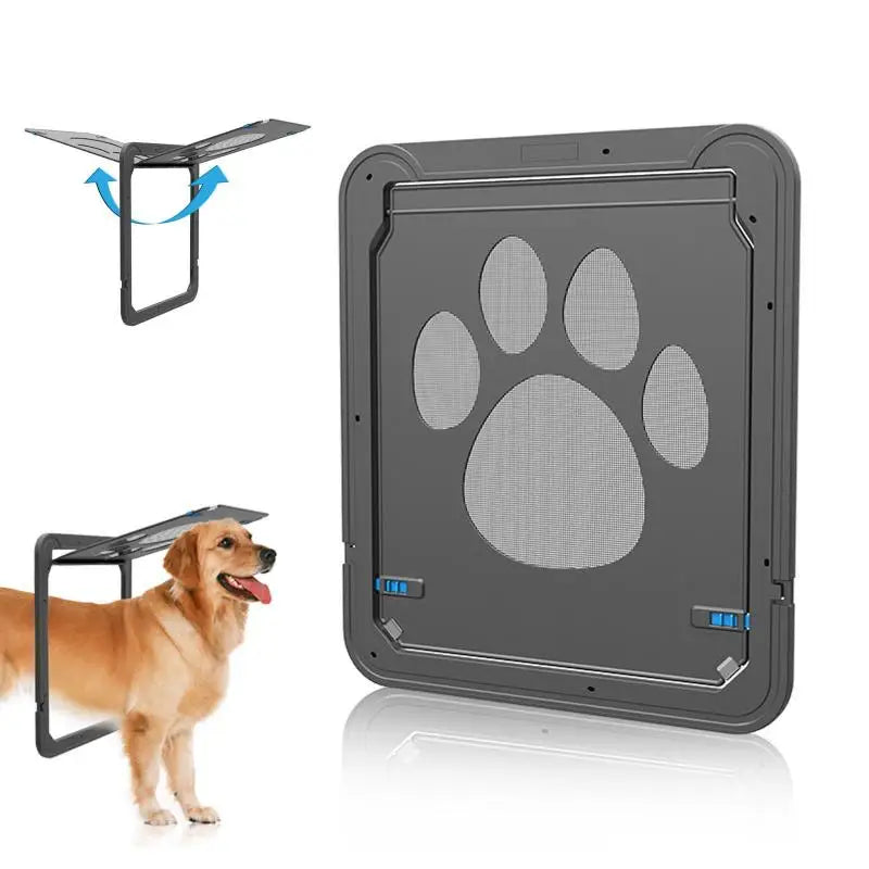 dog door for security door flipping