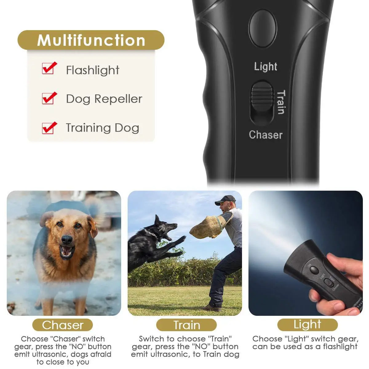 Stop Annoying Barks the Humane Way: The Ultrasonic Compact Dog Trainer - Wags & Whiskers