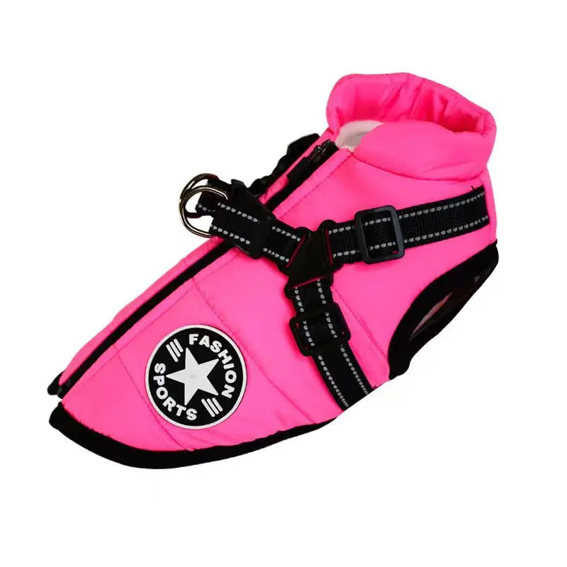 waterproof dog coat jacket pink