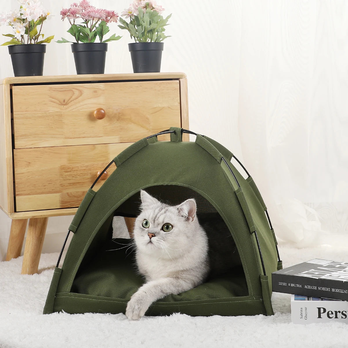 Cozy Warm Hideaway: The BeiYu Pet Tent Bed - Wags & Whiskers