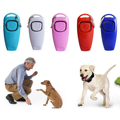 Train Your Cat or Dog Faster & Easier - The Clicker Trainer with Wristband - Wags & Whiskers